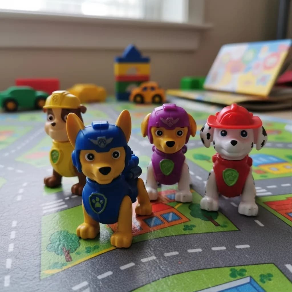 Patrulha Canina Robô Brinquedo Infantil elétrico com Som Luz e Movimento