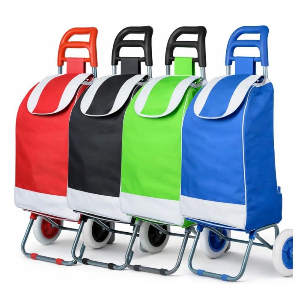 CARRINHO DE COMPRAS DOBRAVEL DE FEIRA MERCADO COM RODAS SACOLA LEVE 30 KILOS