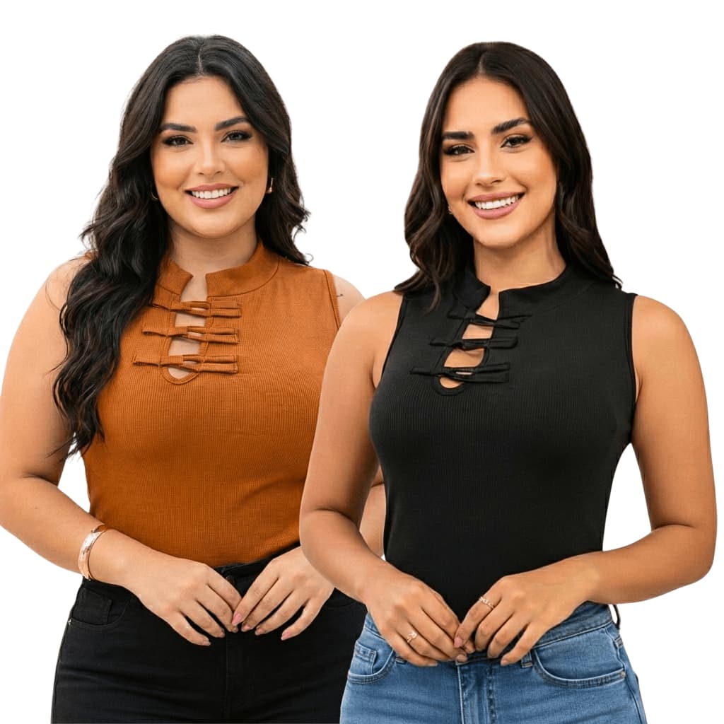 Regata Blusa Feminina Canelada Premium Alta Qualidade