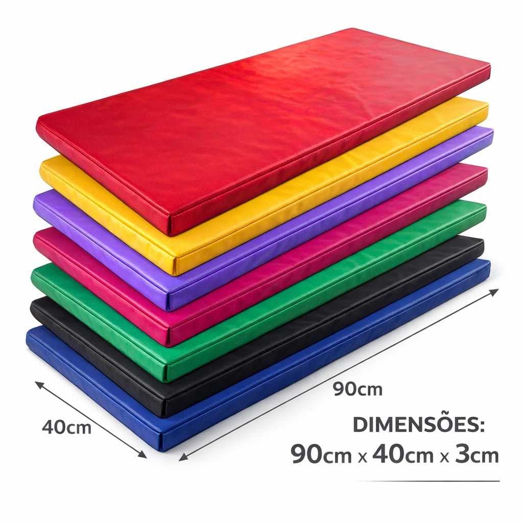 Colchonete Fitness para Academia e Exercícios – Alta Qualidade, Diversas Cores
