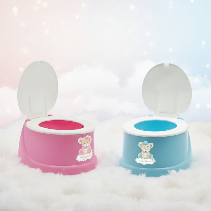 Troninho Penico Infantil para Criança até 2 Anos com Tampa Assento Anatômico Leve e Prático