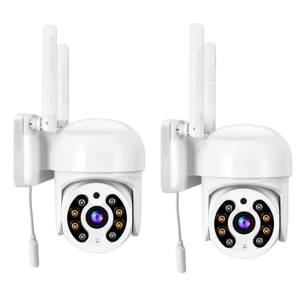 KIT 2 Câmera de Segurança Wi-Fi 2.4G YOOSEE ou ICSEE com Visão Noturna HD ming À prova d'água BIVOLT