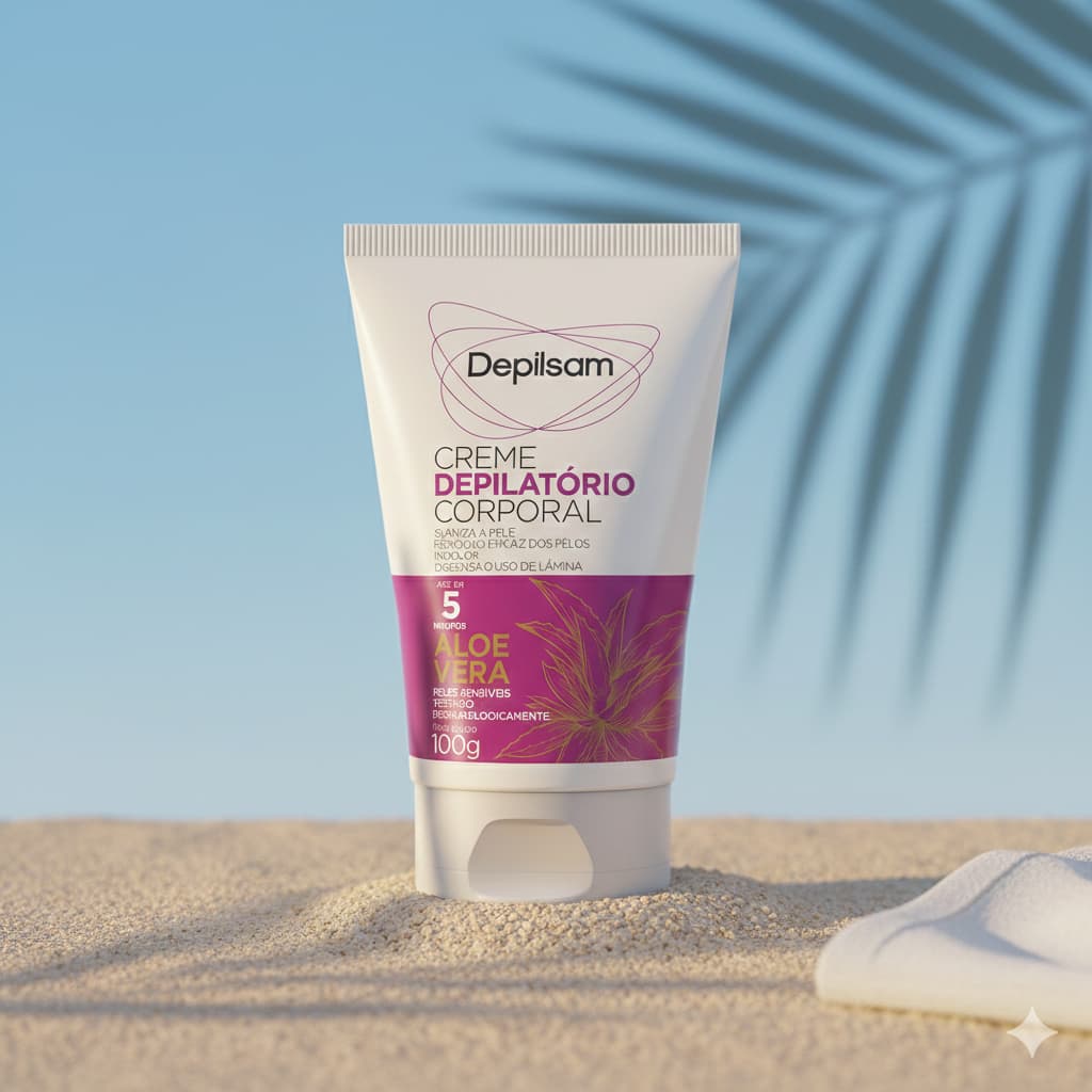 Creme Depilatório Corporal Depilsam Aloe Vera 100G