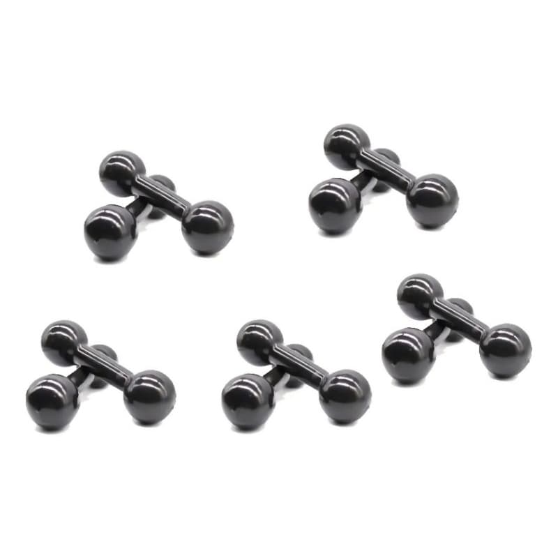 Par Halter Emborrachado - 1 a 5 Kg  Treino em casa Crossfit Musculação Peso Academia Fortalecimento