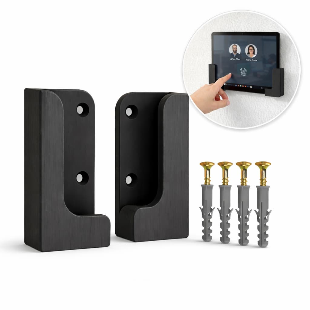 Suporte Tablet Universal Até 1cm  Fixo Parede Parede Compatível Samsung Apple iPad Casa Escritório