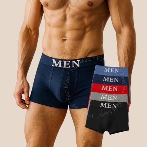 Kit 12,10 ou 3 Cuecas Boxer Masculino Adulto Microfibra Premium Qualidade