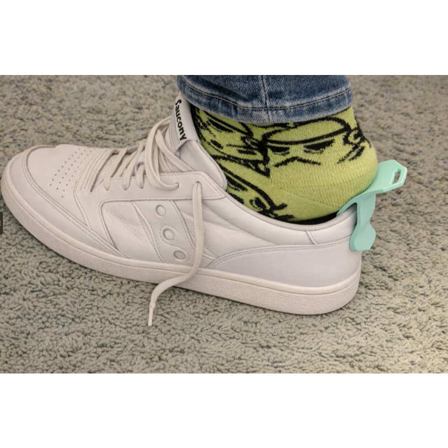 Calçador de Tênis Ergonômico Facilitador de Calce - Auxiliar para Idosos, Crianças e Mobilidade