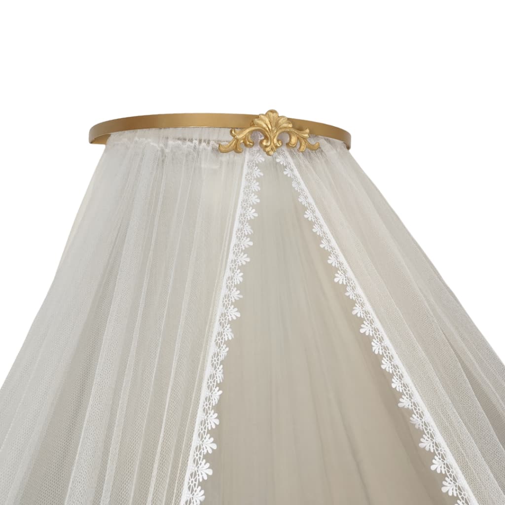 Dossel arabesco com mosquiteiro tule para berço