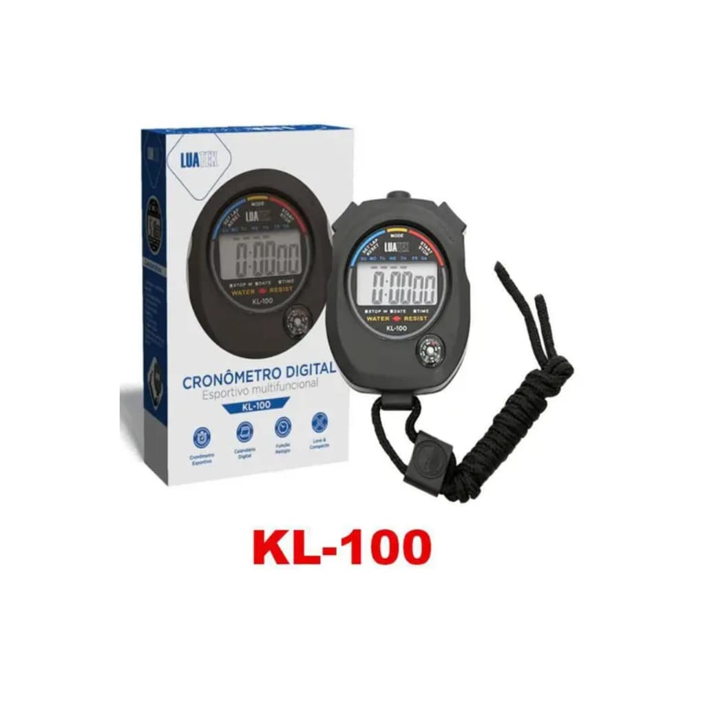 Cronômetro Digital Esportivo Luatek KL-100