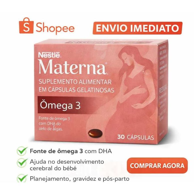 MATERNA OMEGA 3 DHA C/30 CAPSULAS GELATINOSAS/ NESTLÉ