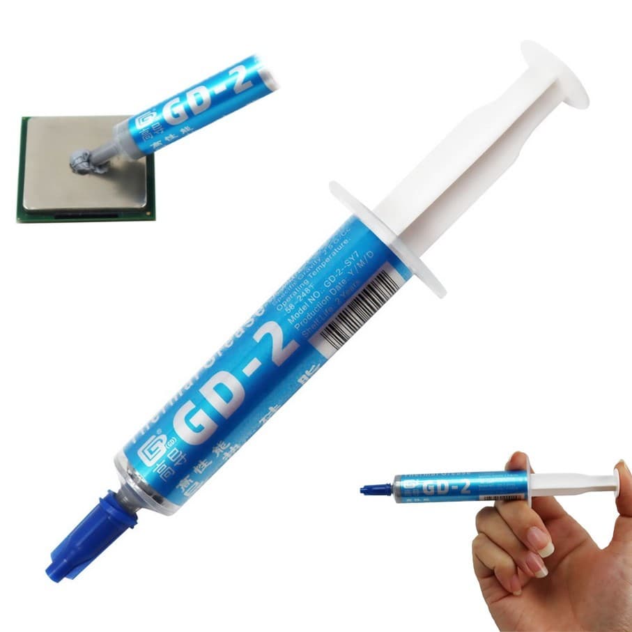 Pasta Térmica Gd-2 15g 7,5W/MK Computadores Videogame Placas de vídeo Notebooks Console