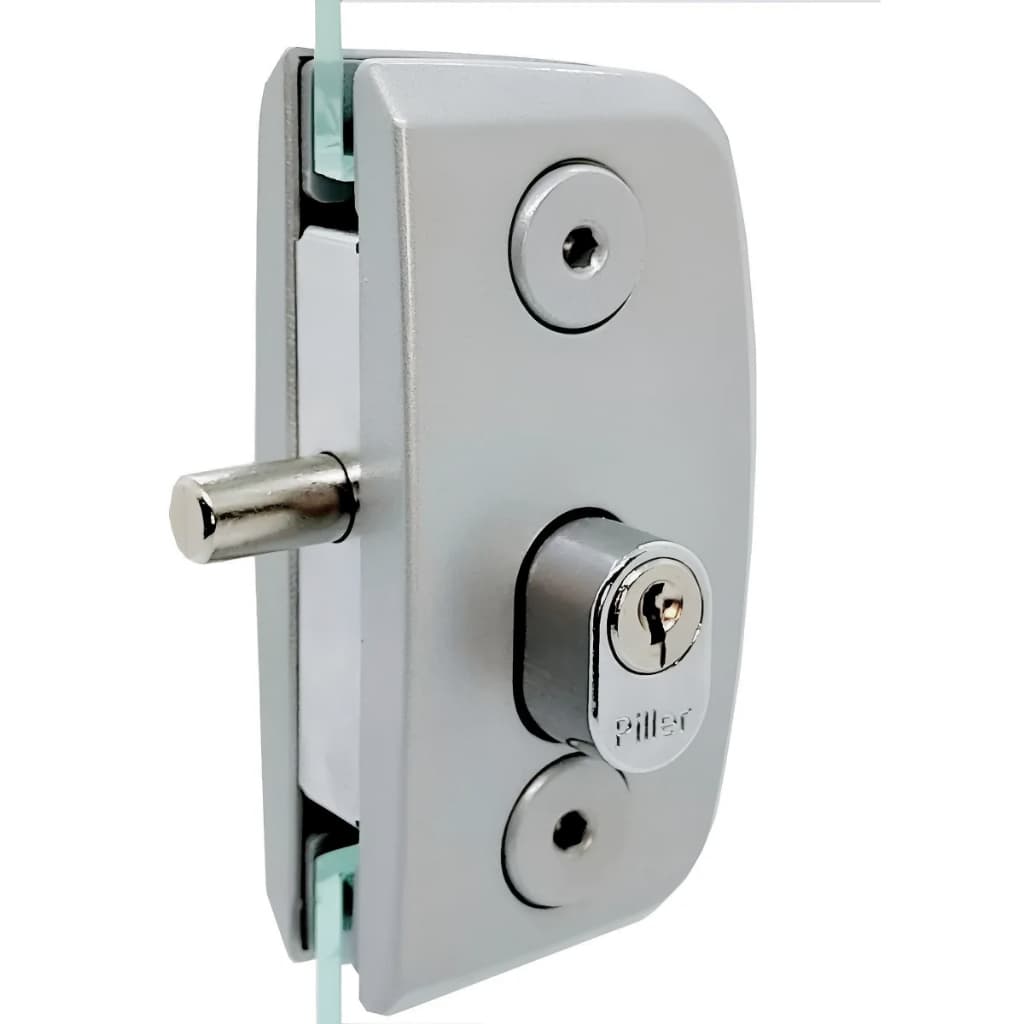 Fechadura Porta Vidro Al 1520 Temperado Pivotante Premium