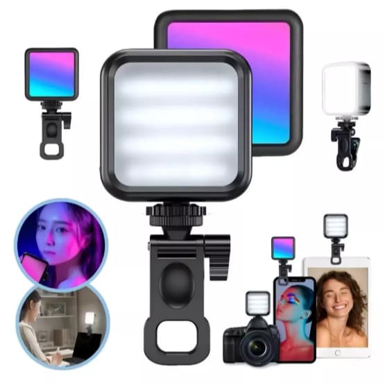 Iluminação Fotográfica Noturna De Preenchimento LED Luz De Vídeo De Lâmpada Portátil De Fotografia