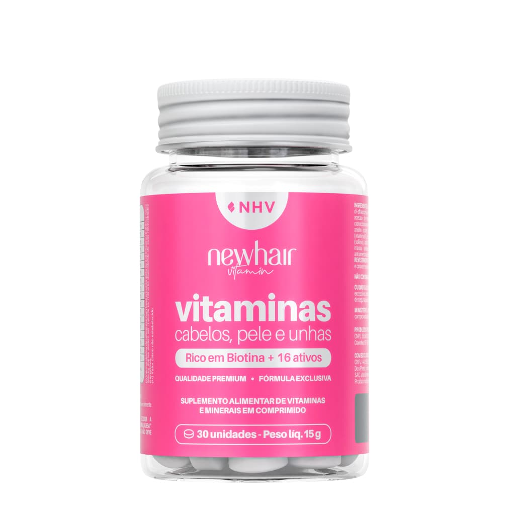 Vitamina Capilar com Biotina Para Gestante e Lactante  -  New Hair
