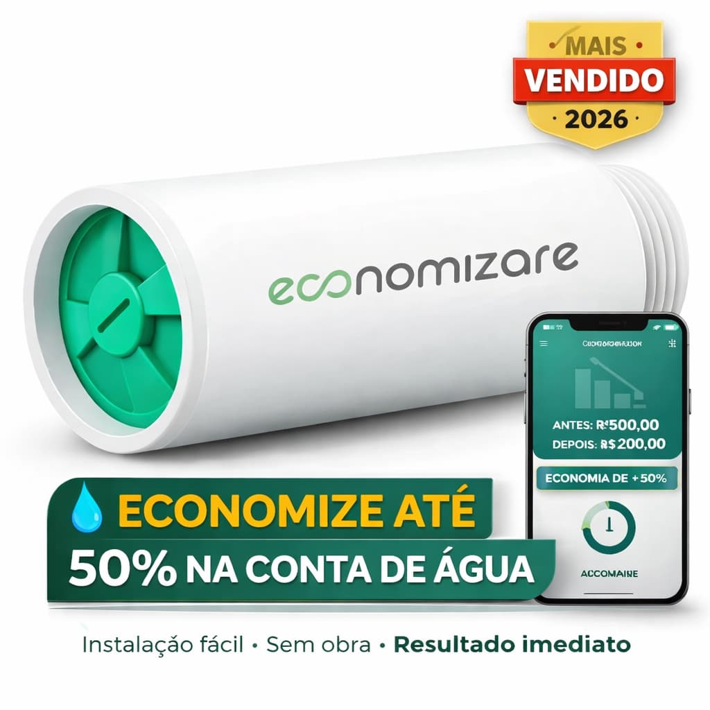 Bloqueador De Ar Redutor Conta Água - Economizare - Economia