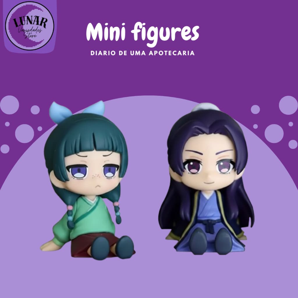 Mini Figure Maomao e Jinshin - Diário de uma Apotecária - Action Figure