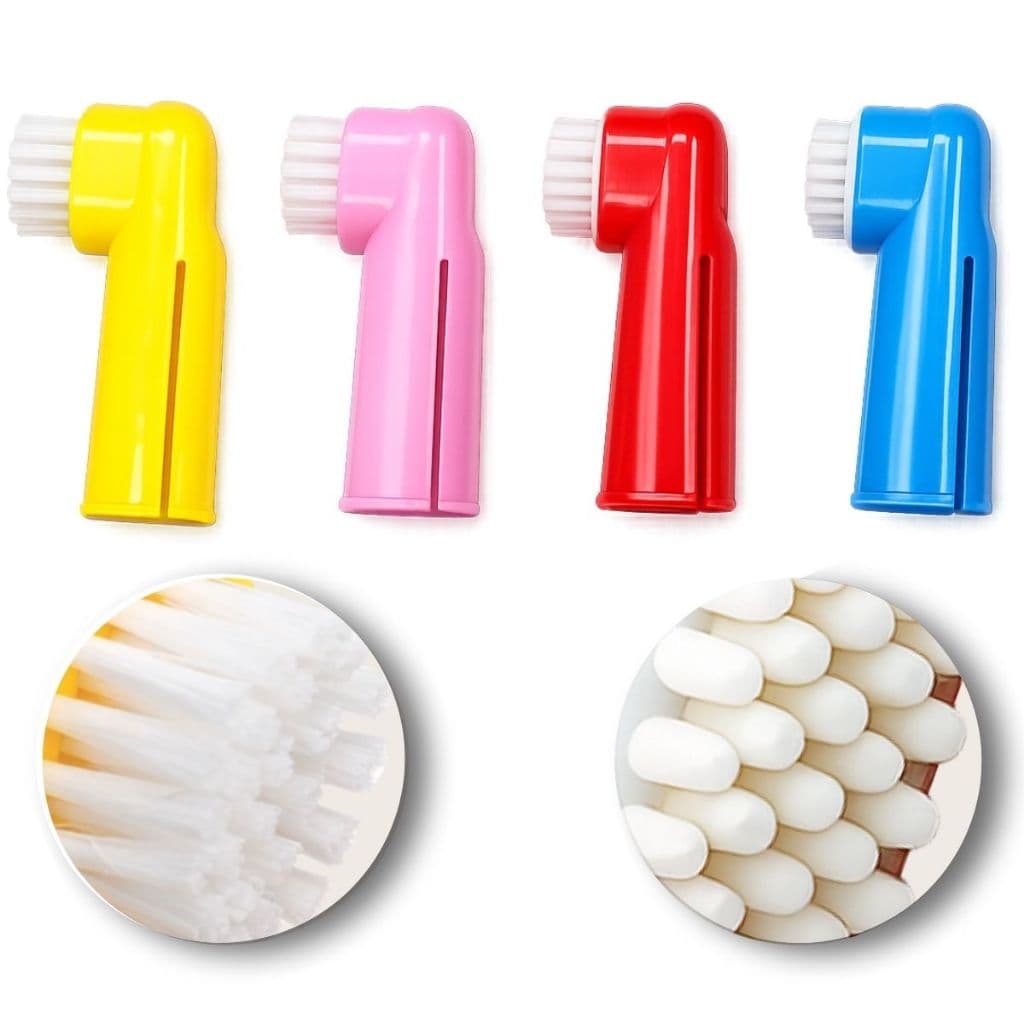 Escovas de dente Pet Dedeira com 4un Cães e Gatos