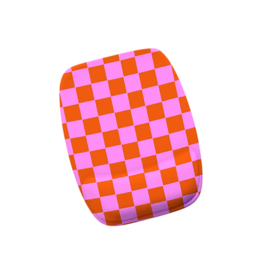 Mouse Pad Ergonomico Retangular Xadrez Coloridos Polo Cat