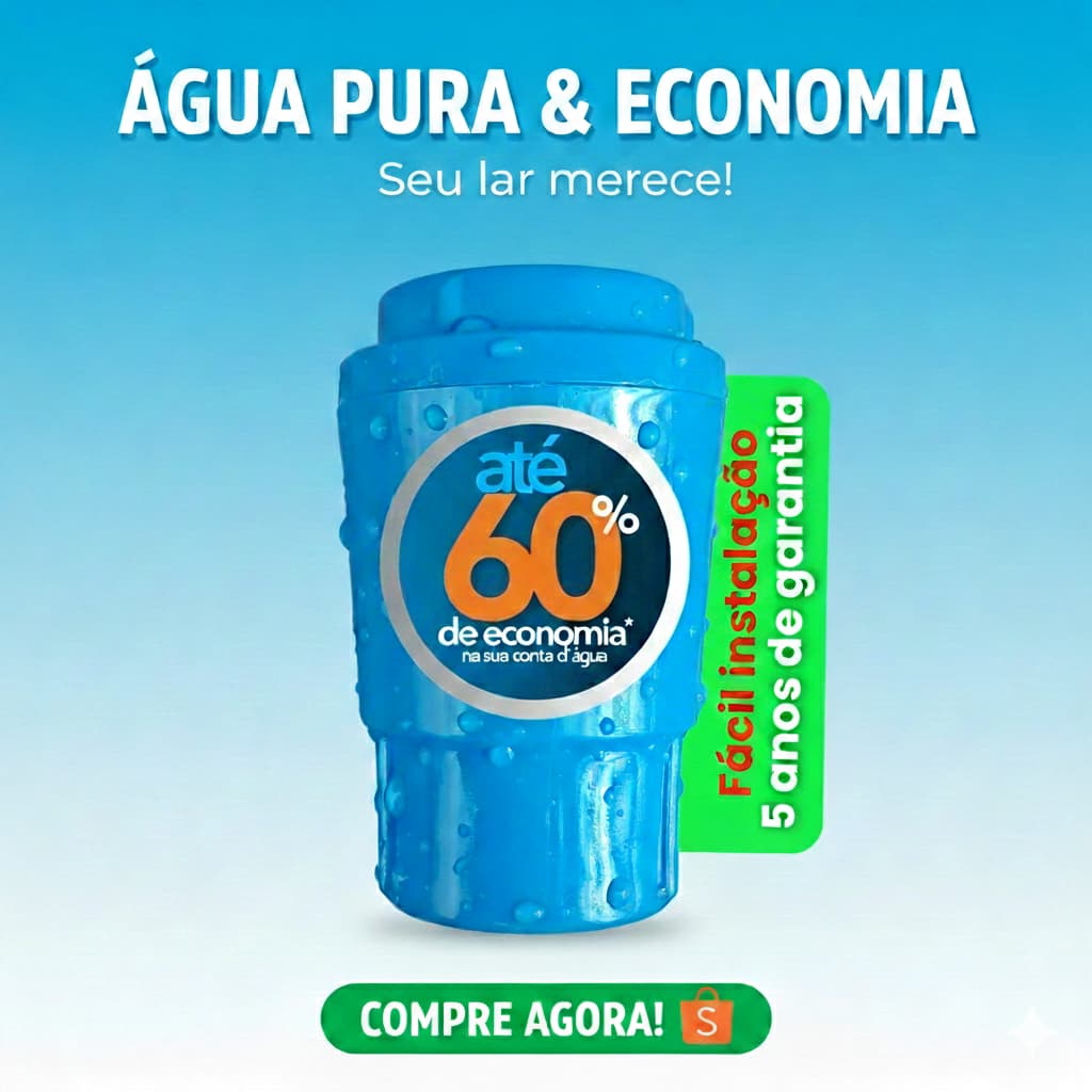 Original Bloqueador de Ar para Hidrômetro - Redutor De Conta D'água - Economia