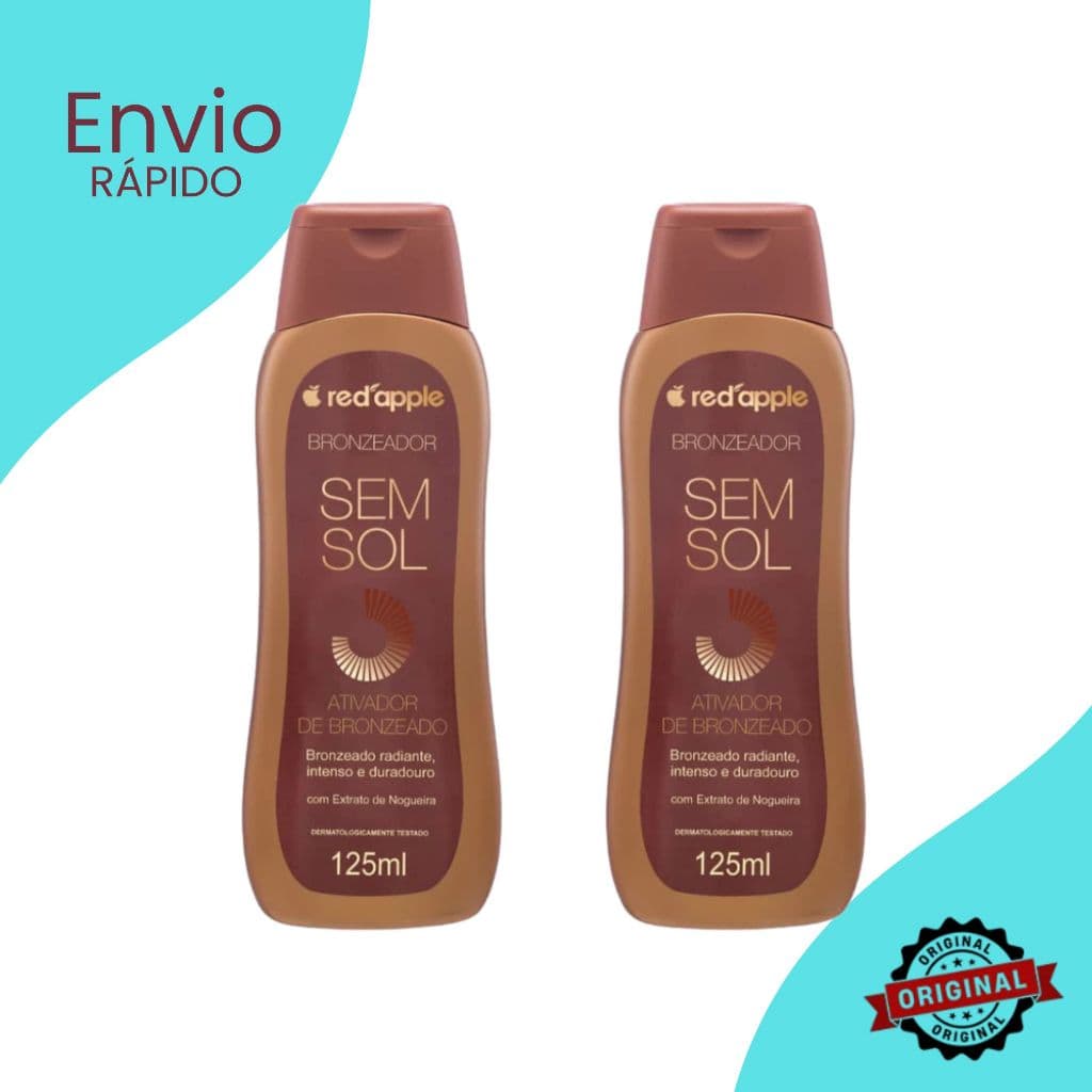 kit 2 Autobronzeador Sem Sol - 125 Ml Red Apple