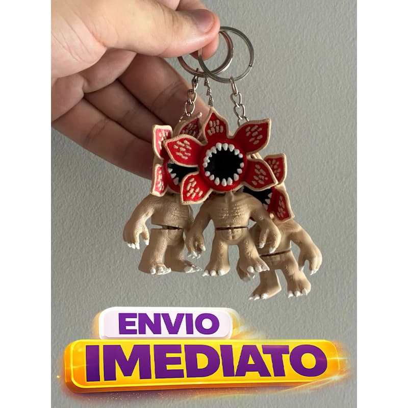(TOP) Chaveiro Stranger Things | Demogorgon | Flexível