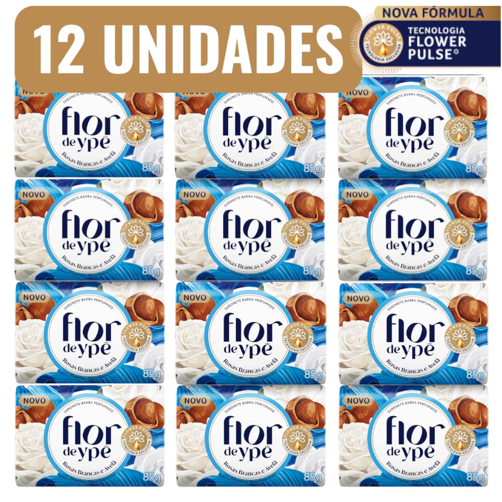 Kit 12 Sabonetes Flor de Ypê  85g