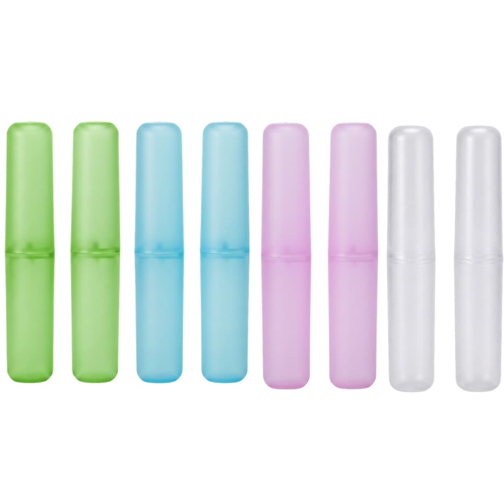 Porta Escova Dental Dente 2 Peças Viagens Portátil