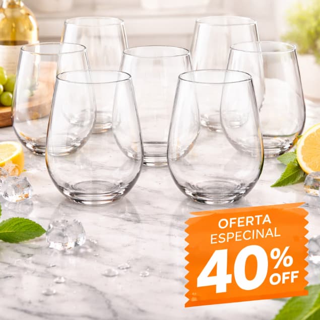 Jogo De Copos De Vidro Grosso Diamond Luxo Resistente Moderno Kit 6 und  500ml Drink Suco Agua Café