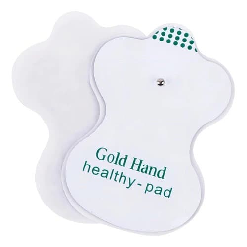 Kit 10 Eletrodos Massagem Adesivo Fisioterapia Tens Silicone Gel Autocolante Universal Pás 10 un