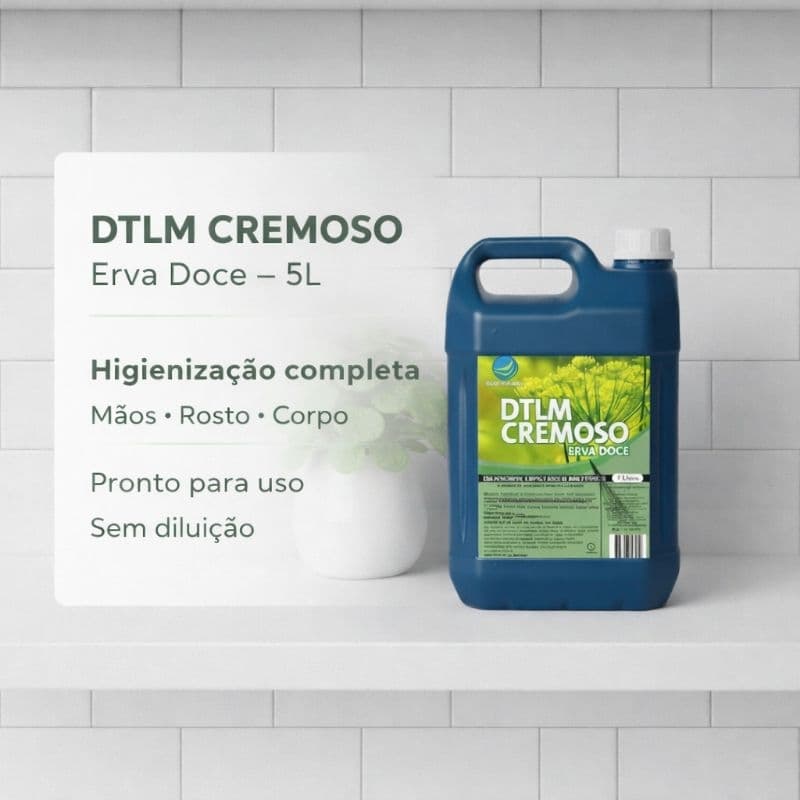 Sabonete Líquido Cremoso Erva Doce Gopabo 5L