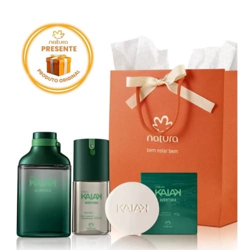 kaiak aventura masculino  + 1 desodorante + 1 sabonete. NATURA.