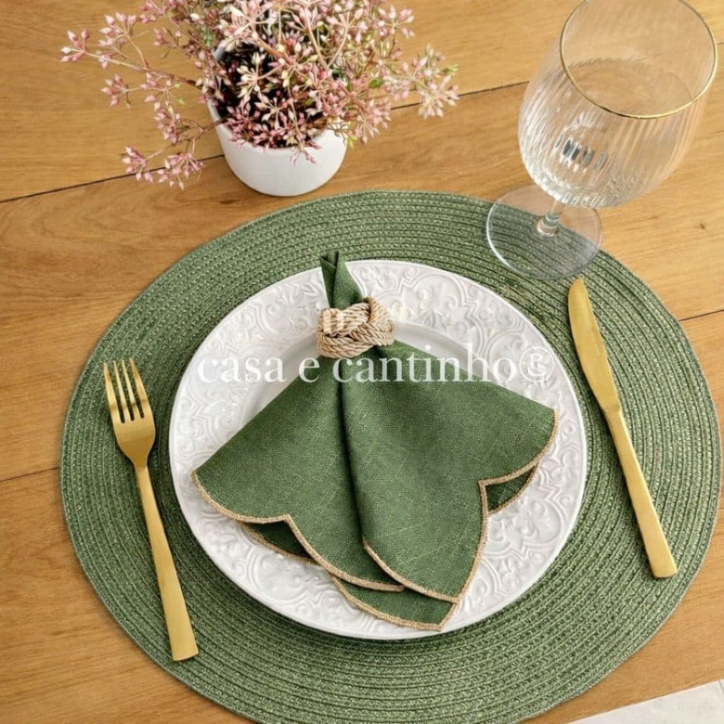 Kit 4 Jogo Americano Souplast Redondo Jantar Mesa Posta Cozinha 38cm