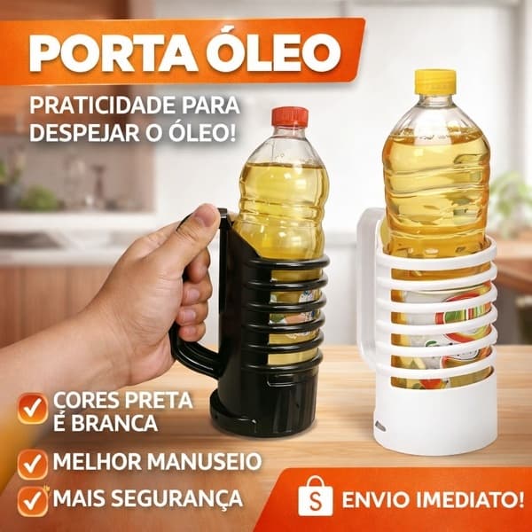 Suporte Porta Óleo e vinagre  cores variadas Delta Útil Leve Plástico Resistente Moderno Cor forte