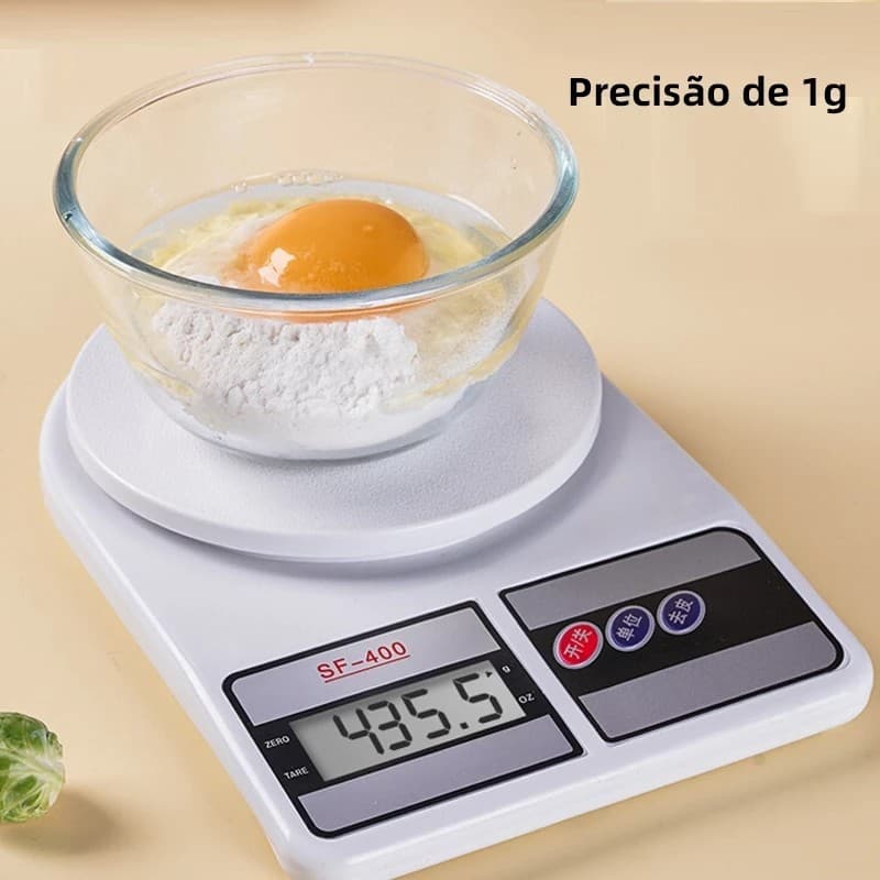 Balança Digital De Precisão Para Cozinha Até 10kg