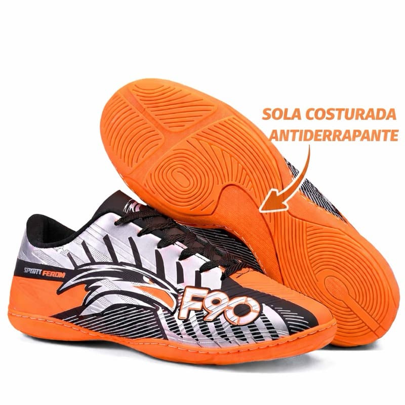 Chuteira Tenis Futsal Com 50% Desconto Costurada Envio Imediato.