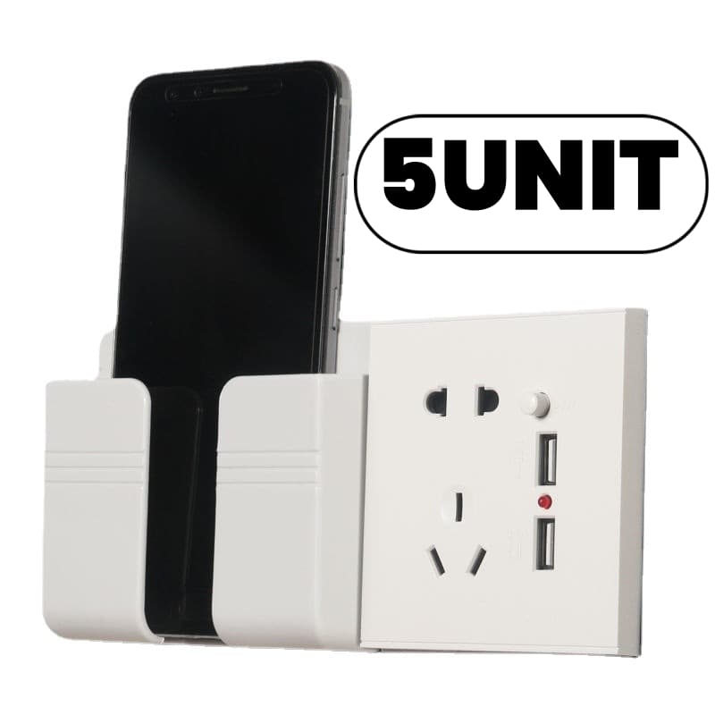 1/2/5 Pcs Suporte Para Controle Remoto Prático, Suporte Multiuso De Parede Para Celular Controle Plástico Para