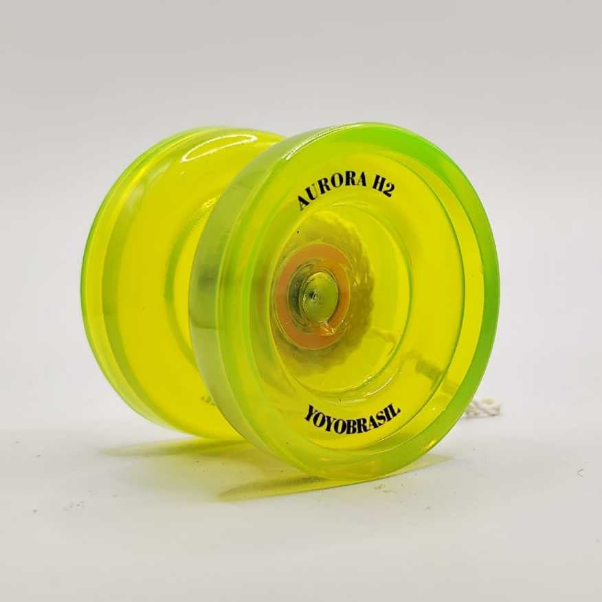 Yoyo Profissional YOYOBRASIL Aurora H2 + 3 CORDAS DE REPOSIÇÃO   (ioio, yo yo, Io io)