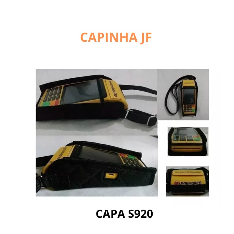 Capa Com Alça e Bolsinho Para Máquina S920