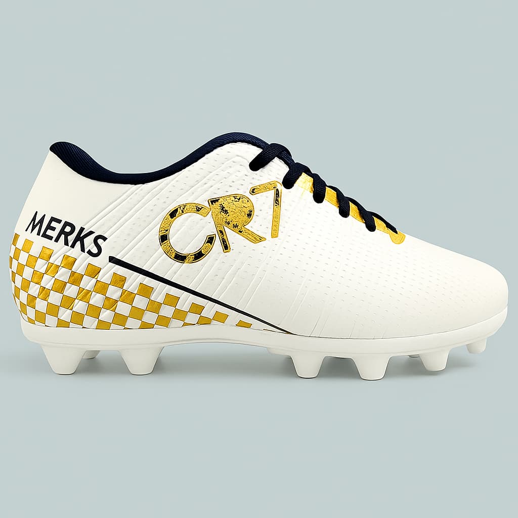 Chuteira Infantil Campo Grama Natural Durável e Leve R7 Merks