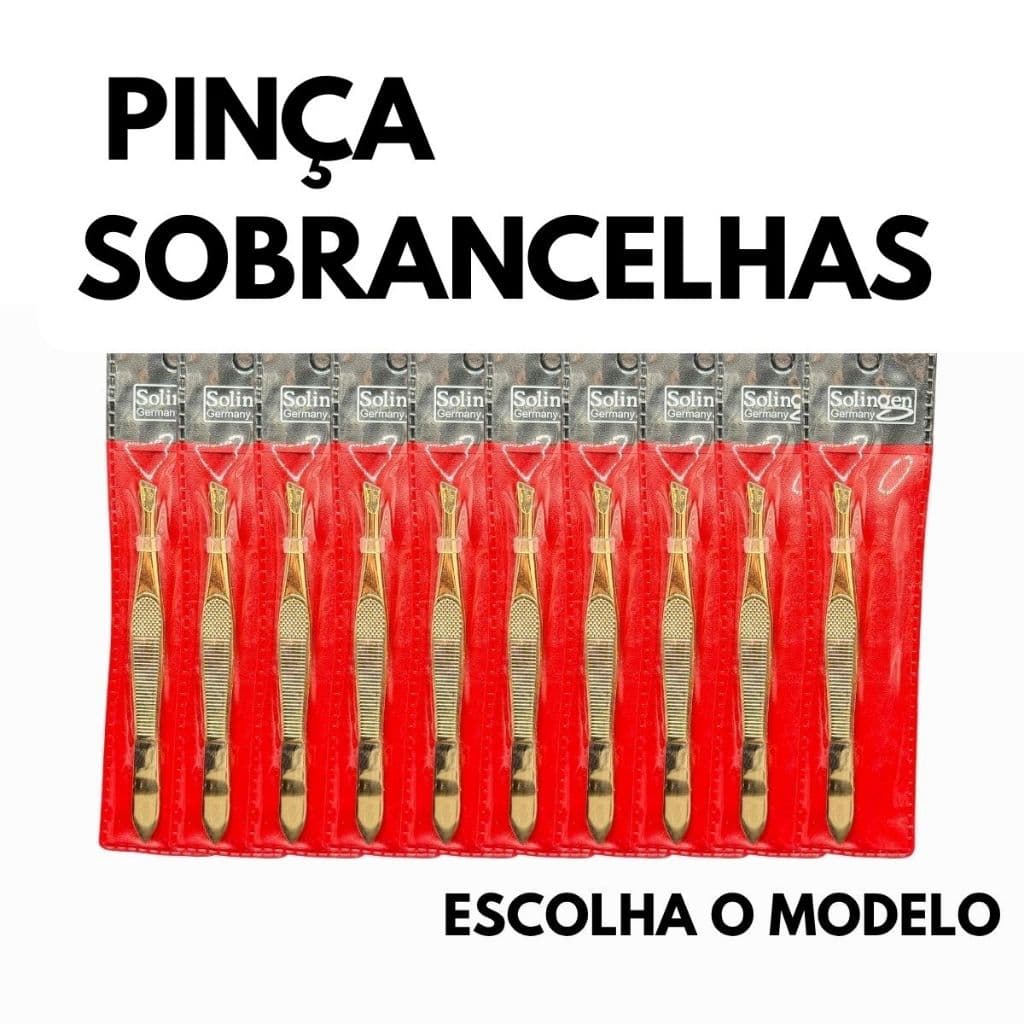 KIT Pinças Design de Sobrancelhas Profissional Solingen Designer Sombrancelhas Envio Rápido