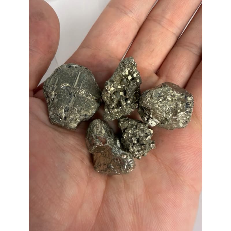 Kit 5 piritas brutas de 1 a 2cm