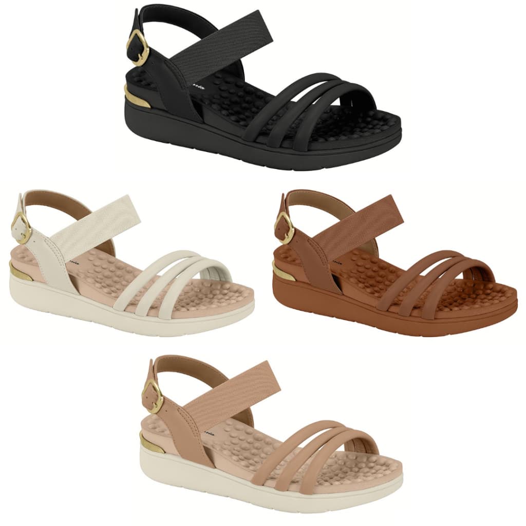 Sandália Feminina Modare Ultraconforto Massageadora Ortopédica Esporão Fascite 7151144