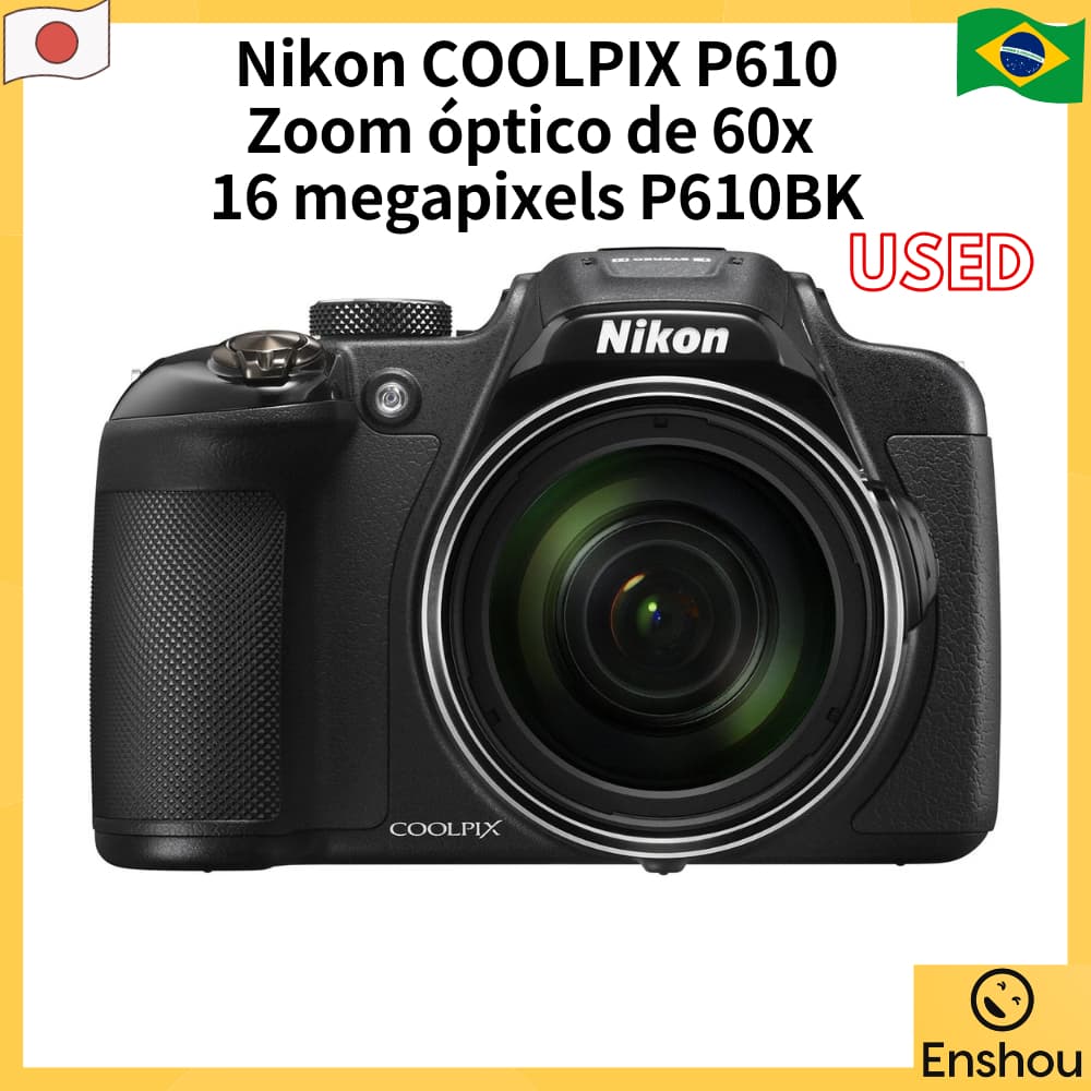[USED ITEMS]Do Japão [USADO]Nikon Digital Camera COOLPIX P610 Optical 60x 16 MP Black P610BK