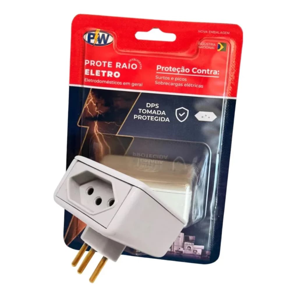Protetor de Raio ELETRO 127V 10A - PW - Contra Quedas de Energia Elétrica