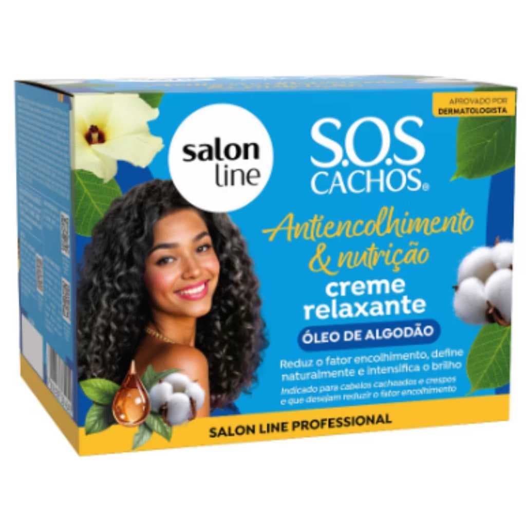 Creme Relaxante Antiencolhimento e Nutrição 200g Salon Line - Óleo de Algodão