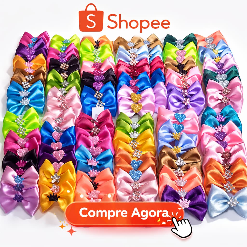 KIT LAÇO PET CACHORRO E GATO 10/20/30/40/50 CORES E DETALHES SORTIDDOS ENVIO ALEATORIO NAO ESCOLHER BANHO E TOSA PETSHOP