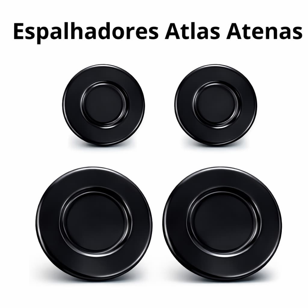 Tampinhas Espalhadores Bocas Fogão Atlas Atenas 4 Bocas