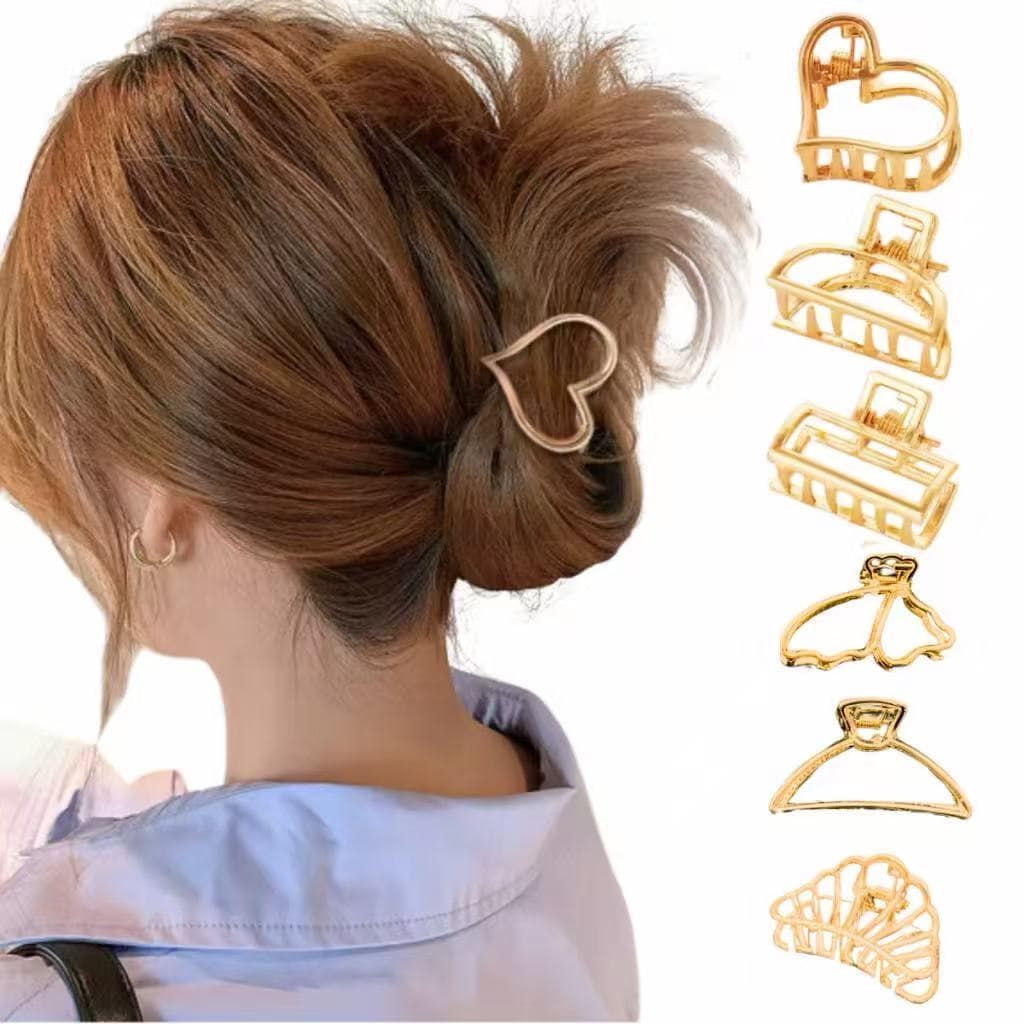 Kit 3 Piranhas de Ferro Simples Dourada