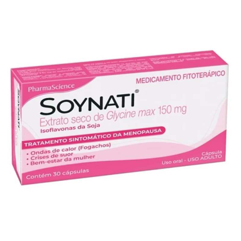 Soynati 150mg para Menopausa 30 Cápsulas PharmaScience