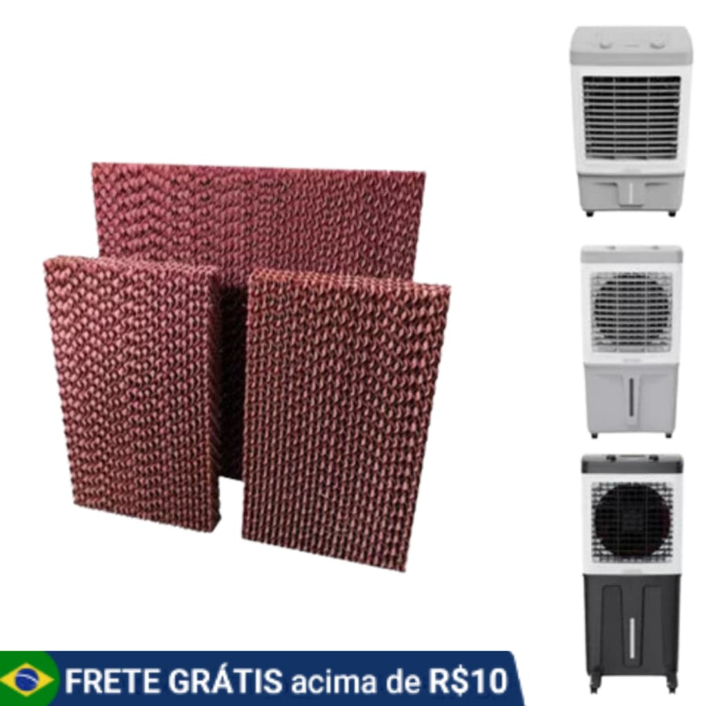 Conjunto Filtro Colmeia Climatizador Ventisol Clin 35/60/80